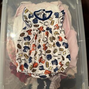 Colorful Sports-Themed Kids Bodysuit